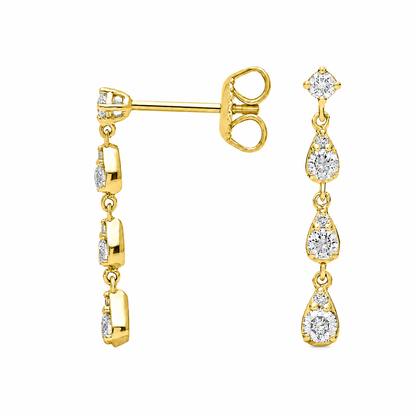 Élodie Lab Grown Diamond Drop Earrings ✧ 0.4 Carat