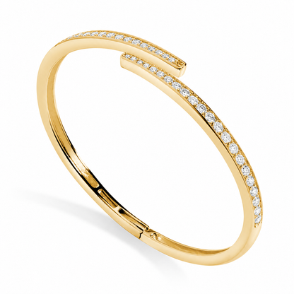 Bangle Round Cut Lab Grown Diamond ✧ 2 Carat