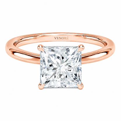 Princess Cut Solitaire Lab Grown Diamond Ring ✧ 1-4 Carat