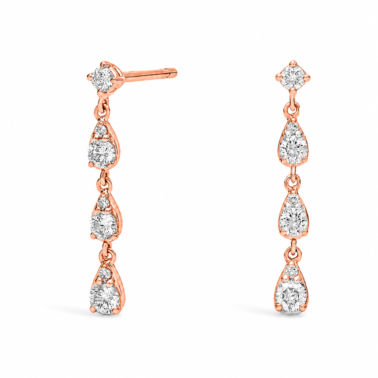 Élodie Lab Grown Diamond Drop Earrings ✧ 0.4 Carat