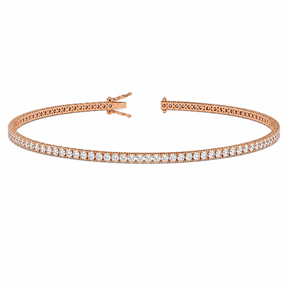 Classic Tennis Bracelet Round Cut Lab Grown Diamond ✧ 1-5 Carat