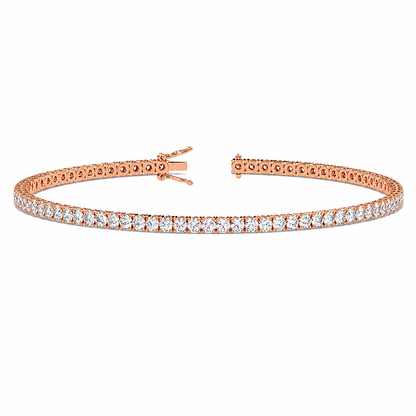 Classic Tennis Bracelet Round Cut Lab Grown Diamond ✧ 1-5 Carat