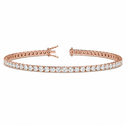 Classic Tennis Bracelet Round Cut Lab Grown Diamond ✧ 1-5 Carat