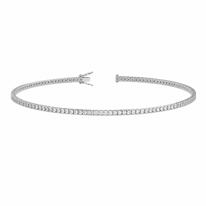 Classic Tennis Bracelet Round Cut Lab Grown Diamond ✧ 1-5 Carat