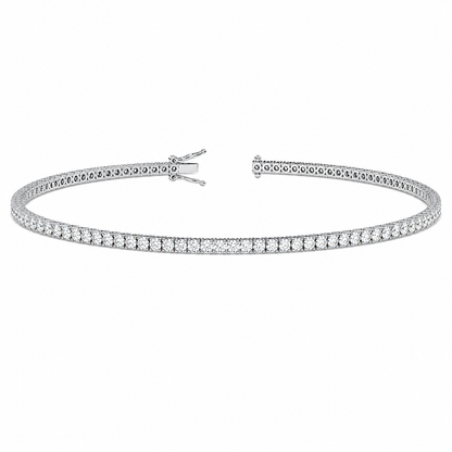 Classic Tennis Bracelet Round Cut Lab Grown Diamond ✧ 1-5 Carat