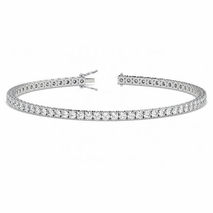 Classic Tennis Bracelet Round Cut Lab Grown Diamond ✧ 1-5 Carat