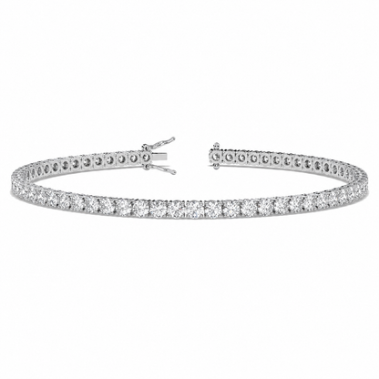 Classic Tennis Bracelet Round Cut Lab Grown Diamond ✧ 1-5 Carat