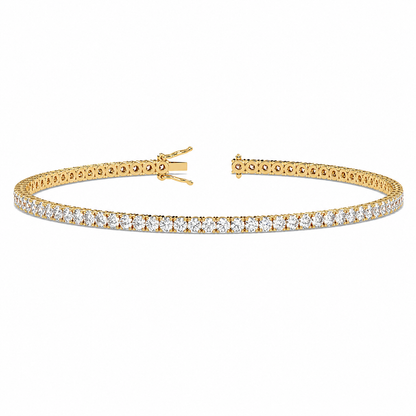 Classic Tennis Bracelet Round Cut Lab Grown Diamond ✧ 1-5 Carat