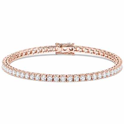 Italian Tennis Bracelet Round Cut Lab Grown Diamond ✧ 1-5 Carat