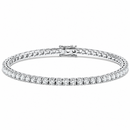 Italian Tennis Bracelet Round Cut Lab Grown Diamond ✧ 1-5 Carat