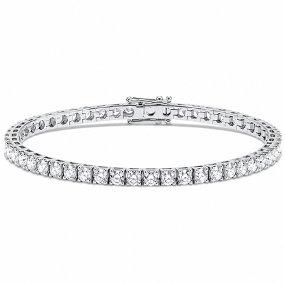 Italian Tennis Bracelet Round Cut Lab Grown Diamond ✧ 1-5 Carat