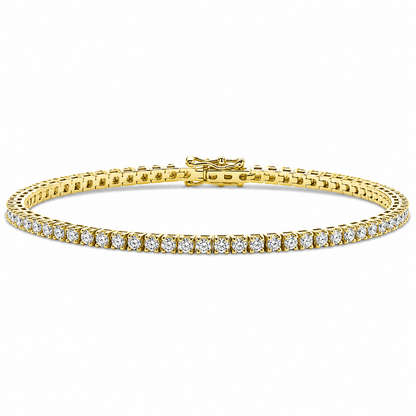 Italian Tennis Bracelet Round Cut Lab Grown Diamond ✧ 1-5 Carat